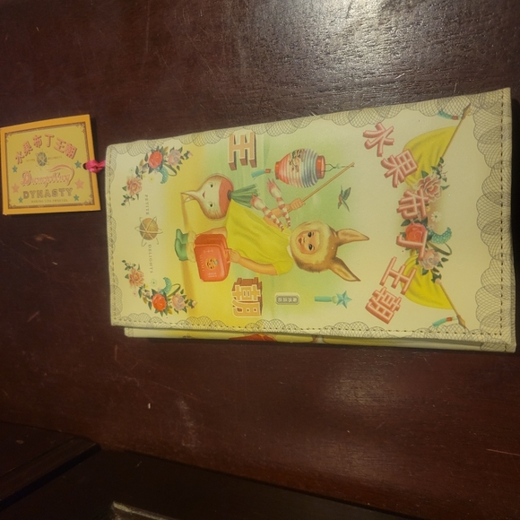 Rare! Dumpling Dynasty Cookie Wallet Fiona Hewlett. NWT - Picture 2 of 4